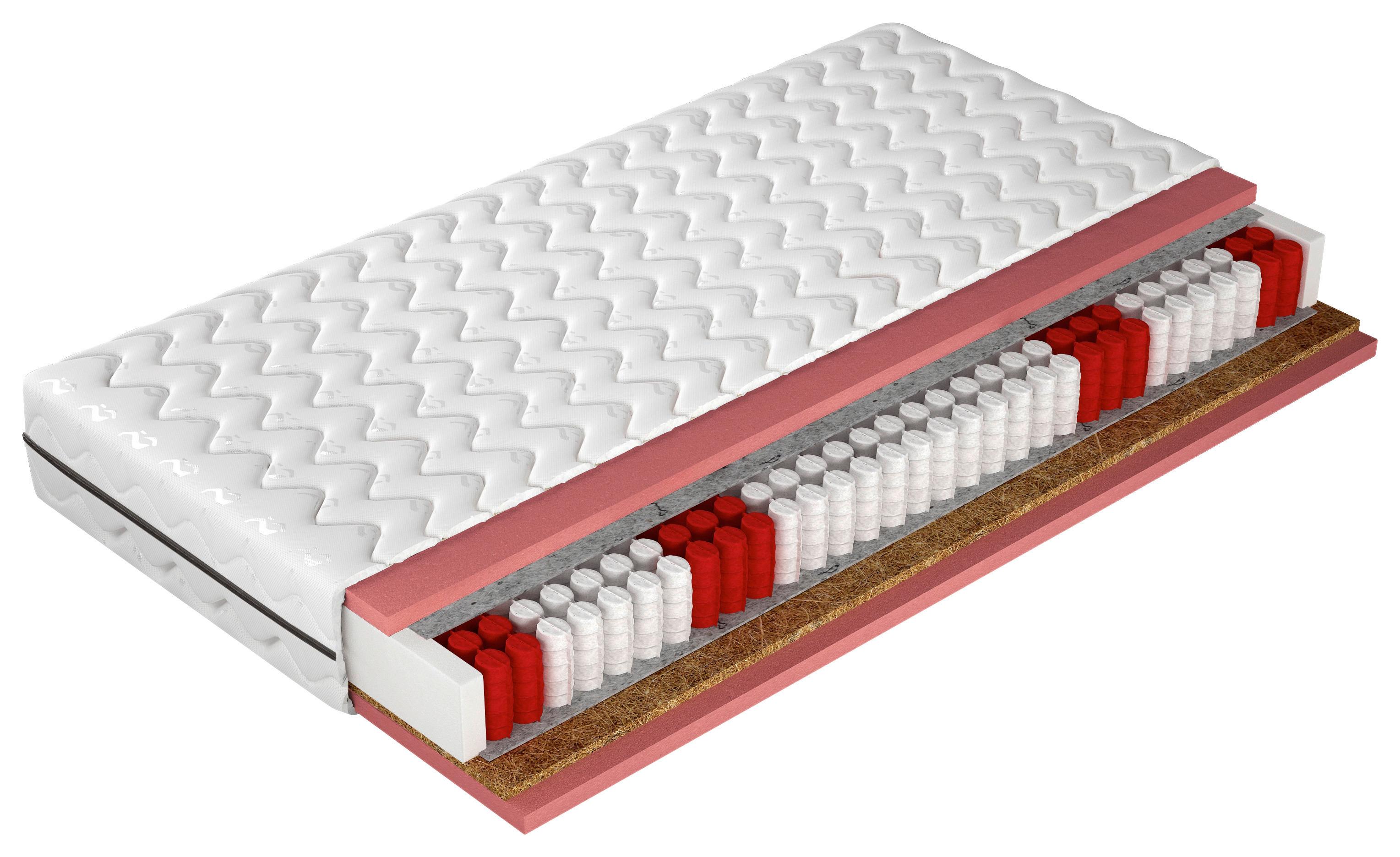 Taschenfederkernmatratze 180x200 cm H2/H3 H: 17 cm - Textil (180/200cm)