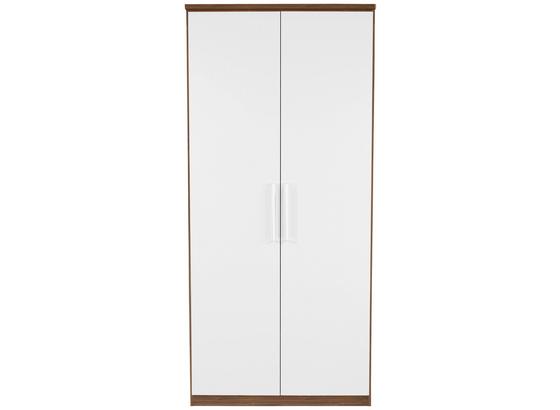 Kleiderschrank Wien 91cm - Eichefarben/Weiß, KONVENTIONELL, Holzwerkstoff (91/212/56cm) Kleiderschrank Wien 91cm - Eichefarben/Weiß, KONVENTIONELL, Holzwerkstoff (91/212/56cm)