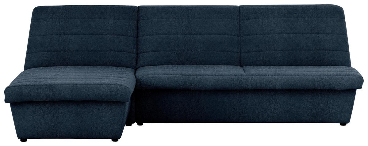 Ecksofa Looks Viii Dunkelblau - Schwarz/Dunkelblau, Design, Textil (168/274cm) - LOOKS by W.Joop