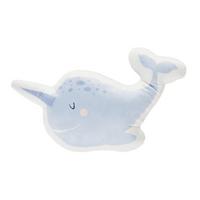 ZIERKISSEN HUGO - Pastellblau, KONVENTIONELL, Textil (40/27cm) - BUNINO
