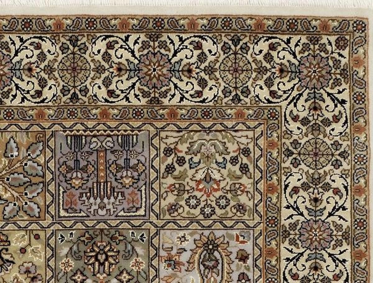 Orientteppich Vasuki Bakhtyari - Creme, Basics, Textil (65/90cm) - Cazaris