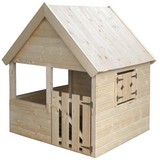 Spielhaus Theo - Naturfarben, MODERN, Holz (132/160/139cm)