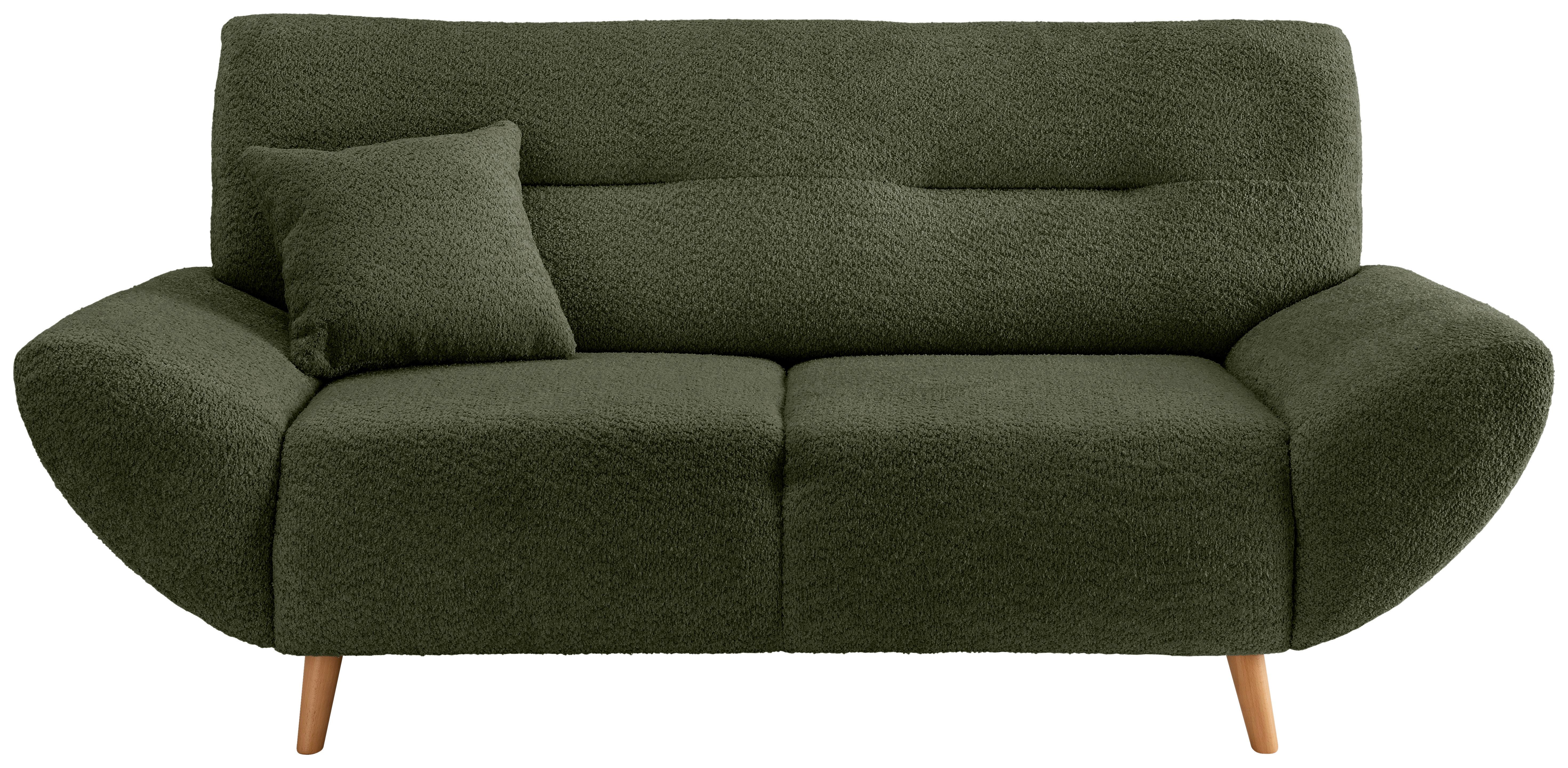 3-Sitzer-Sofa Drago, Waldgrün B: 205 cm - Waldgrün/Wildeiche, KONVENTIONELL, Textil (205/81/90cm) - MID.YOU