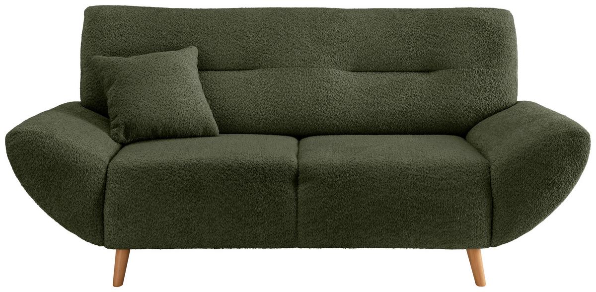 3-Sitzer-Sofa Drago, Waldgrün B: 205 cm - Waldgrün/Wildeiche, KONVENTIONELL, Textil (205/81/90cm) - MID.YOU