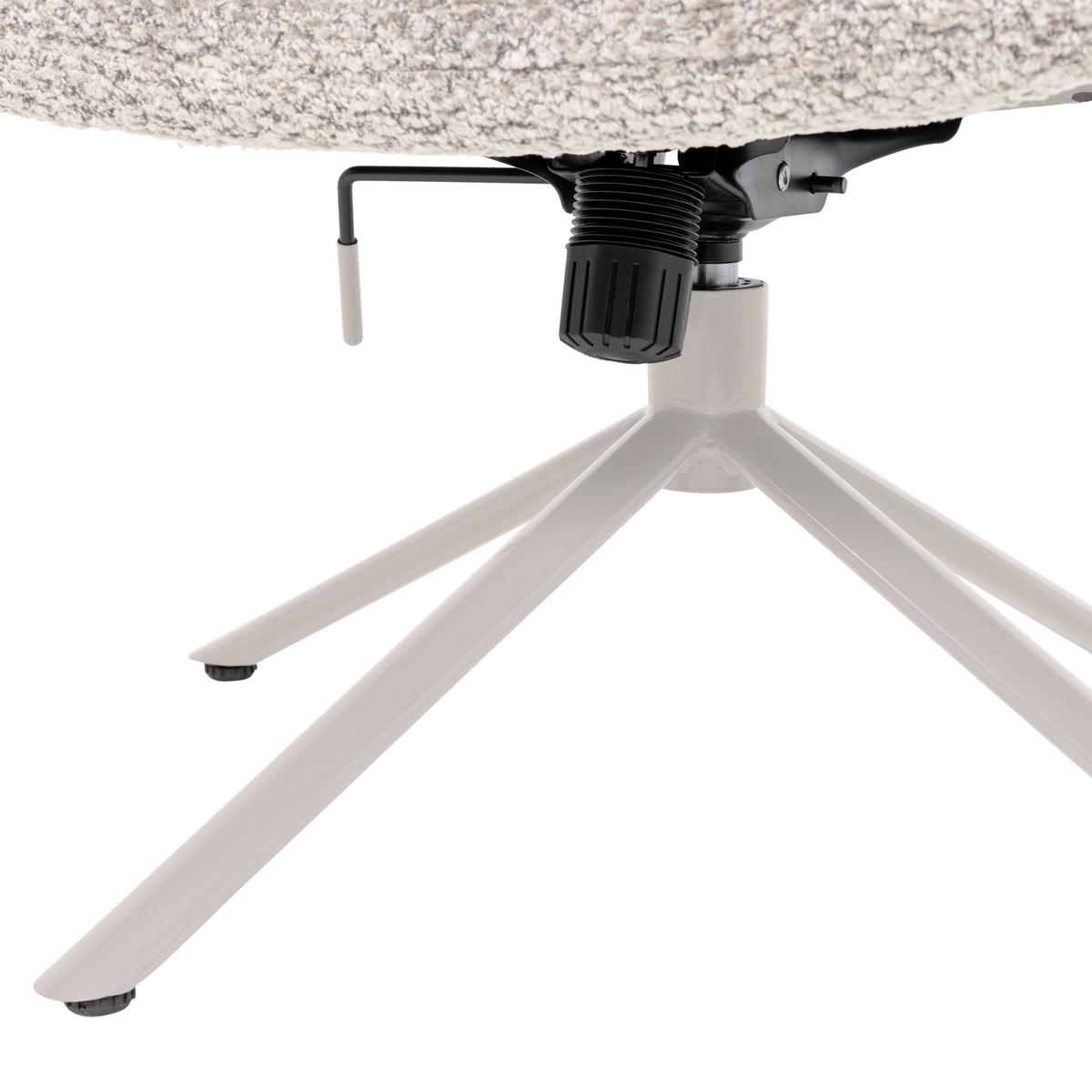 SESSEL Soren Grau B: 73cm - Grau, MODERN, Textil/Metall (73/82/62cm) - Livetastic