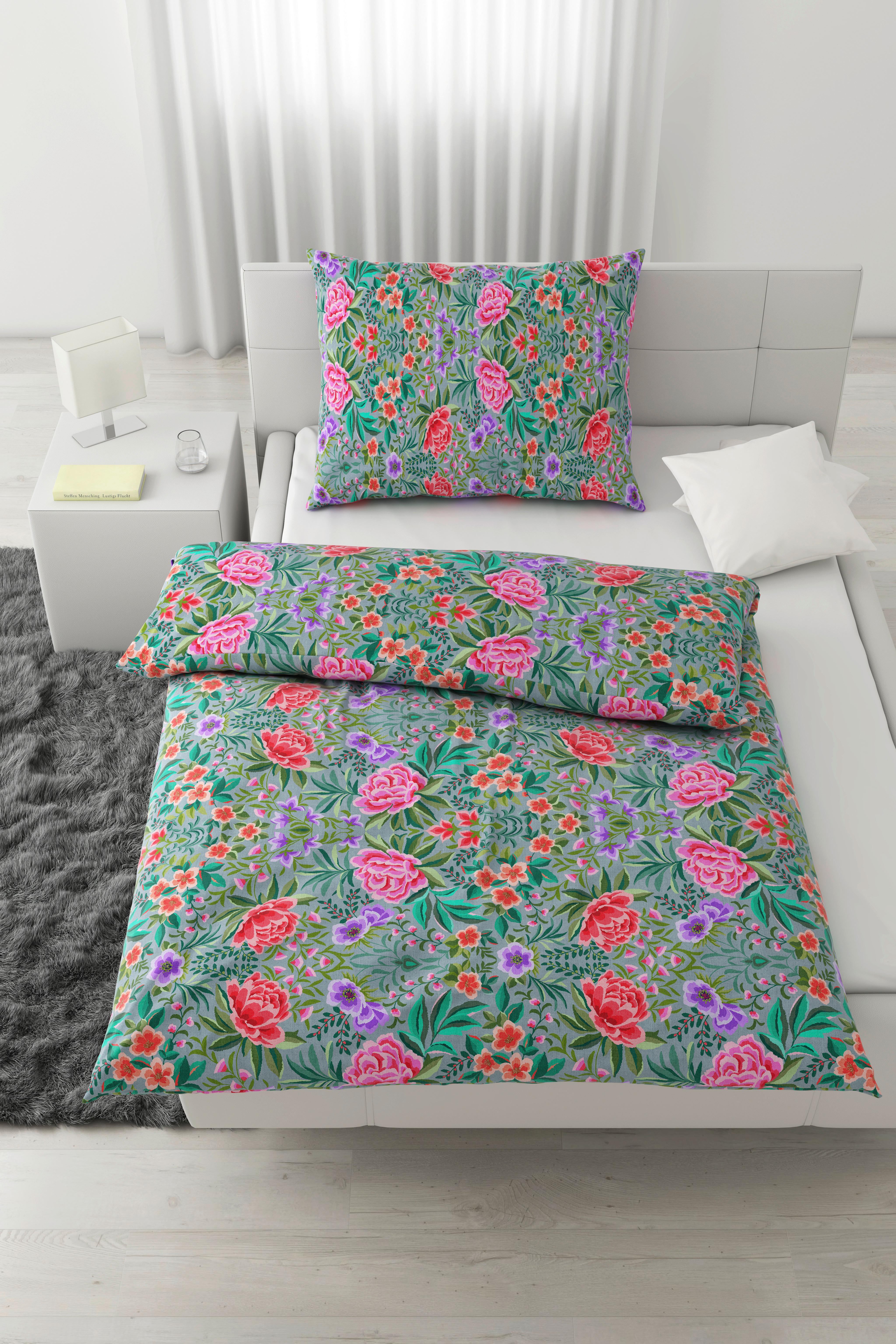 Povlečení Vivien, 70/90 140/200cm - vícebarevná, Romantický / Rustikální, textil (140/200cm) - Mömax