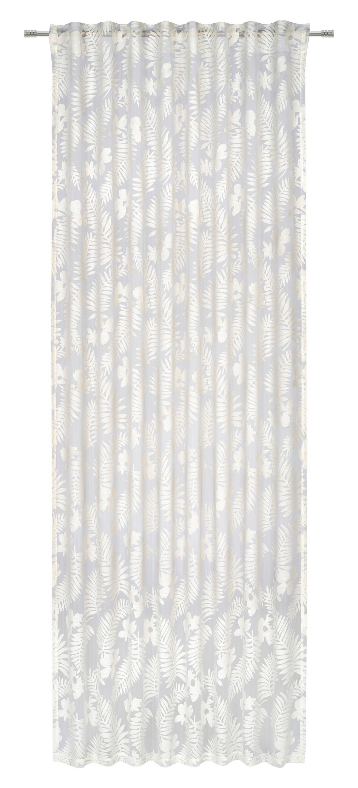 Készfüggöny Esra Kb. 135/245cm - bézs, Romantik / Landhaus, textil (135/245cm) - James Wood