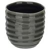 Obal na květináč MOOD - šedá, keramika (12,5/13cm) - Mömax