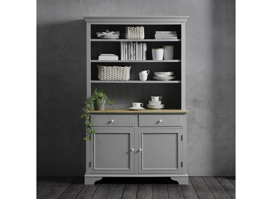 Kredenc Anouk - sivá, Moderný, drevo (117,5/183/45,5cm) - Modern Living Kredenc Anouk - sivá, Moderný, drevo (117,5/183/45,5cm) - Modern Living