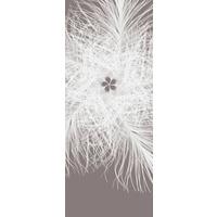 Vliestapete Federkern - Weiß/Grau, Basics (100/250cm) - Komar