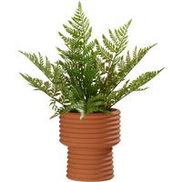 Obal na květináč Lilian, V: 18cm - hnědá, Basics, keramika (16/18cm) - Modern Living