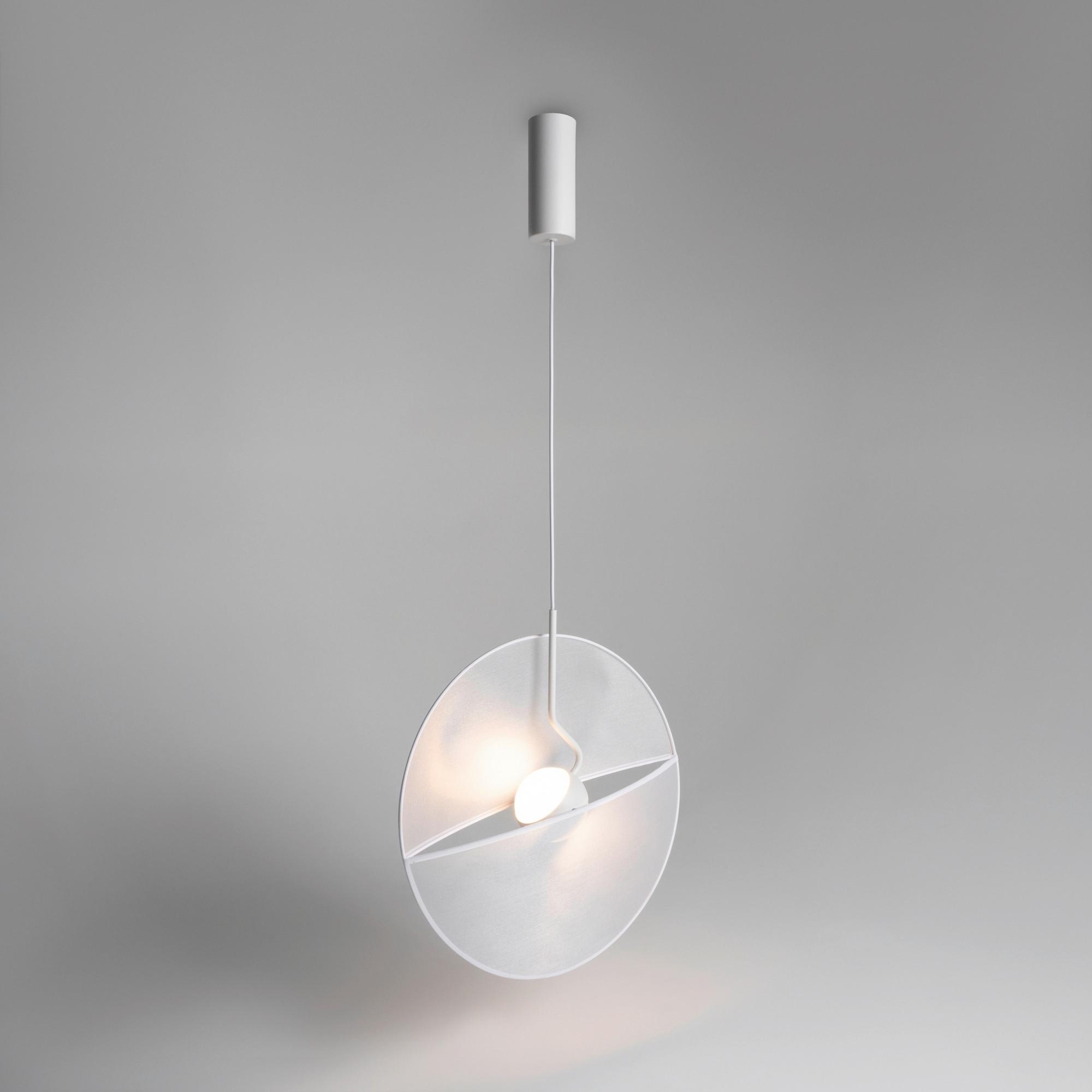 Pendelleuchte Reflex - Weiß, Trend, Kunststoff/Textil (45/12cm) - MAYTONI