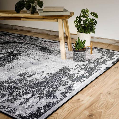 Flachwebteppich My Tampa 134 - Grau, Design, Textil (120/170cm) - Obsession