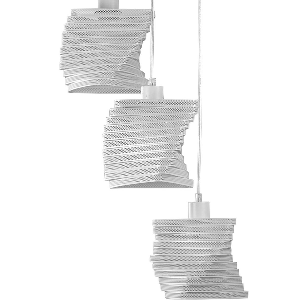 Hängeleuchte 4841/s3b - Weiß, Design, Metall (44/120cm)