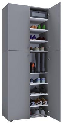 Schuhschrank Lona XXL 9 Fächer Grau Dekor Schuhschrank Lona XXL 9 Fächer Grau Dekor