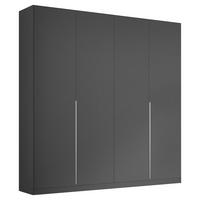 Drehtürenschrank B: 181 cm Alabama, Grau - Grau, MODERN, Holzwerkstoff (181/229/54cm) - Rauch Möbel