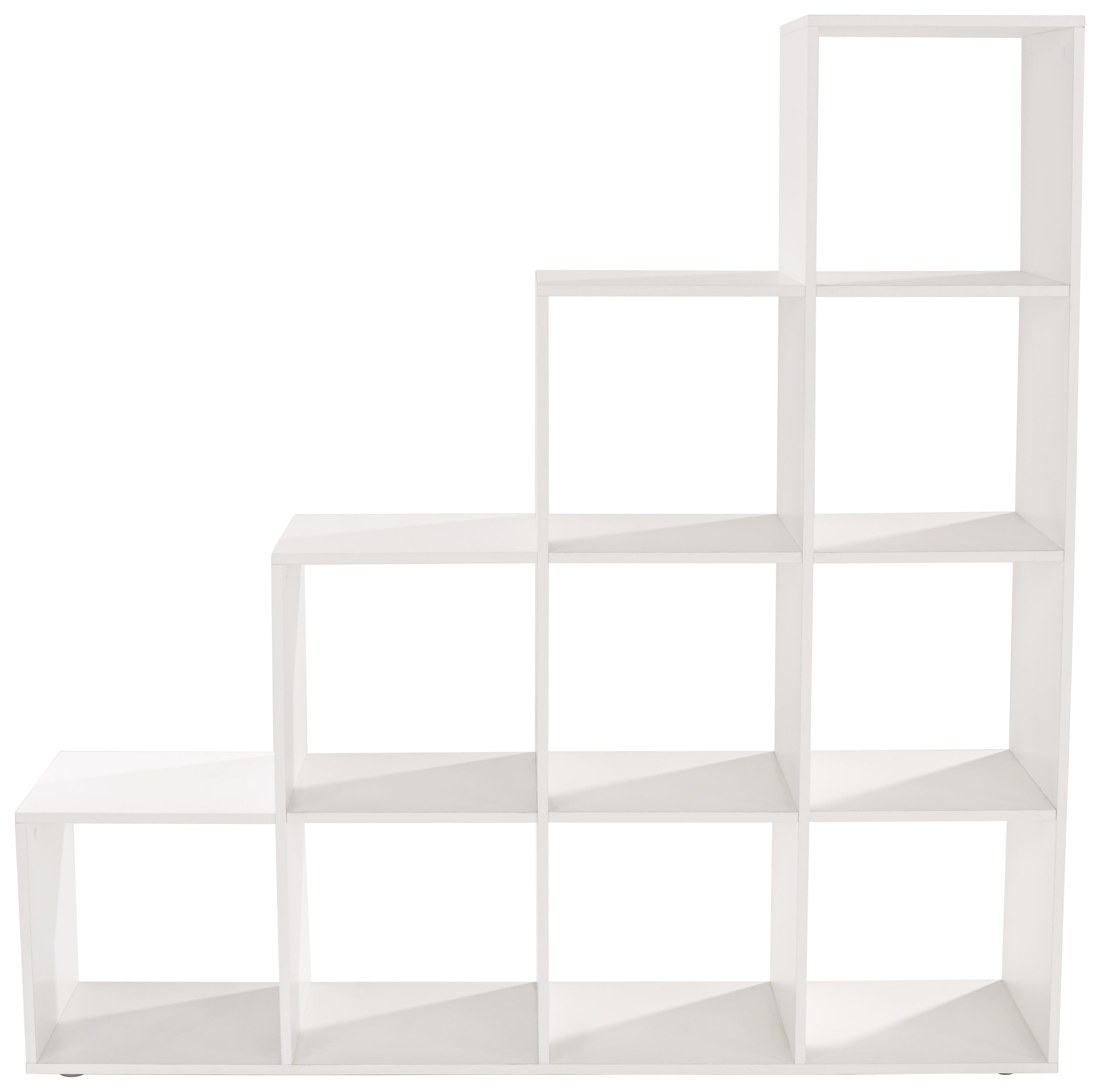 Raumteiler Pisa B: 149 cm Weiß - Weiß, MODERN, Holzwerkstoff (149/150/35cm)