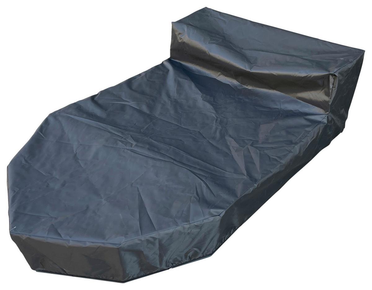 Sandkasten A031.045.00 - Anthrazit/Braun, KONVENTIONELL, Holz (153/100/90cm) - Ambia Garden