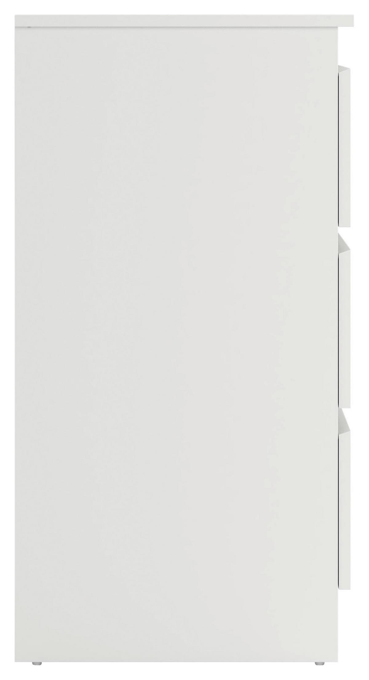 Kommode Mara 2 Weiß B: 77 Cm - Weiß, Trend, Holz (77/80,4/42cm)