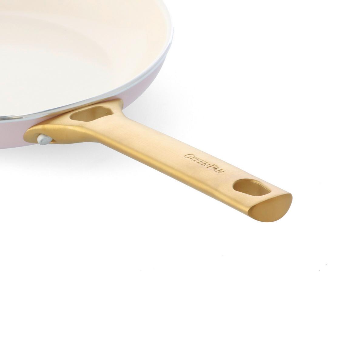 Kochtopfset 6-Teilig. weiß/Gold/Pink - Pink/Goldfarben, Basics, Glas/Metall - GreenPan