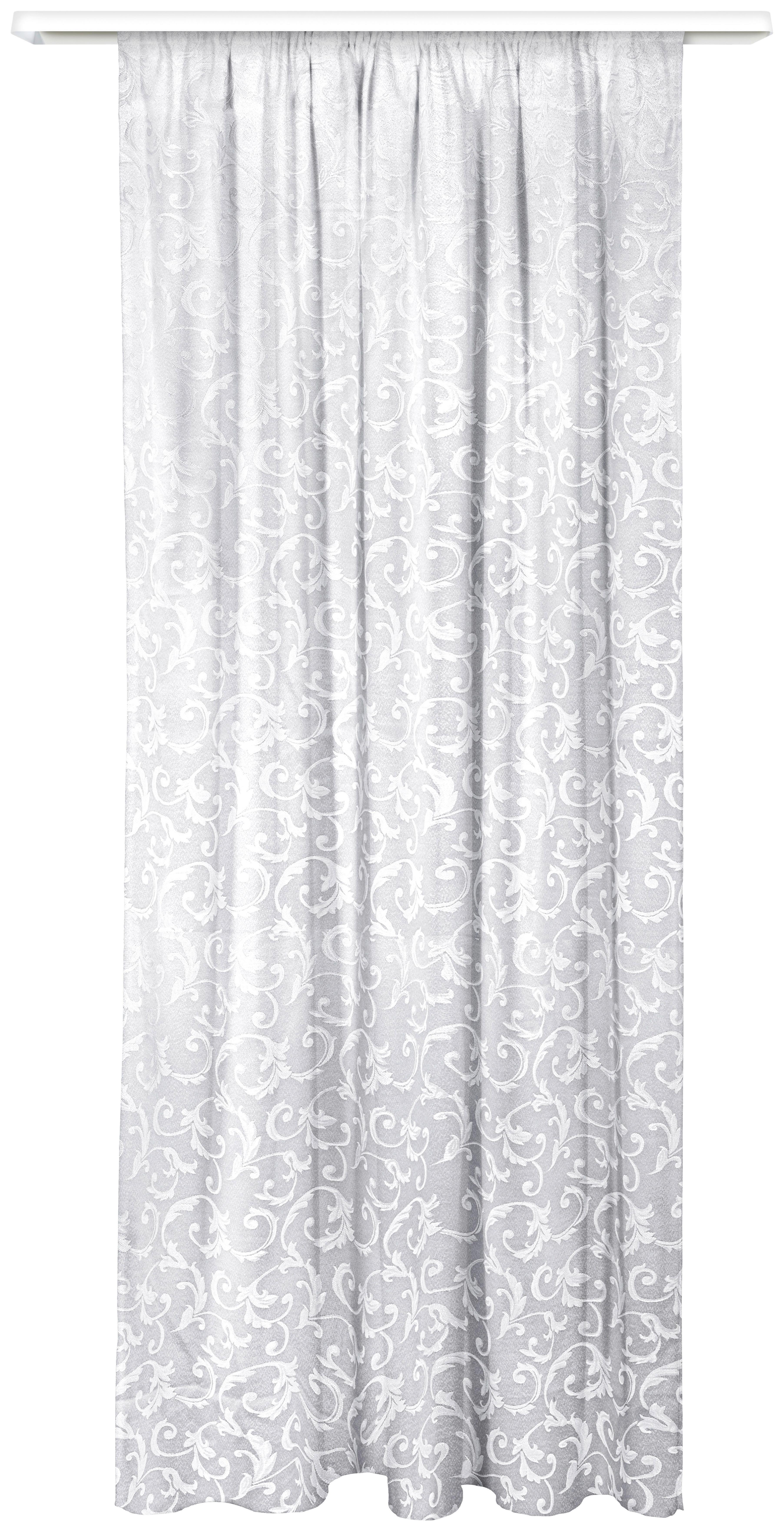 Fertigvorhang Anita - Weiß, MODERN, Textil (135/245cm) - Luca Bessoni