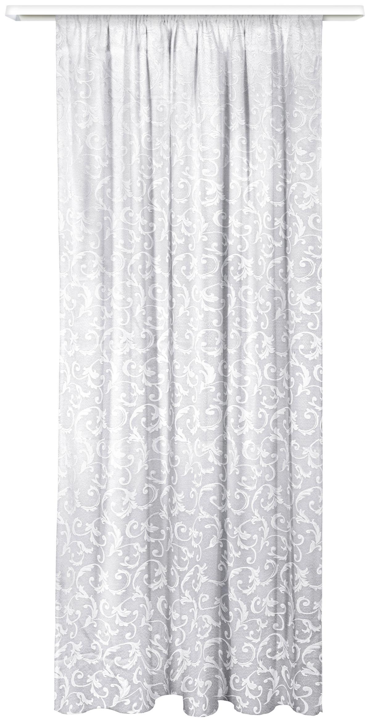 Fertigvorhang Anita - Weiß, MODERN, Textil (135/245cm) - Luca Bessoni