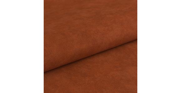 Wohnlandschaft mit Bettkasten Malte Terracotta - Terracotta/Schwarz, MODERN, Textil (305/155/178cm) - Luca Bessoni