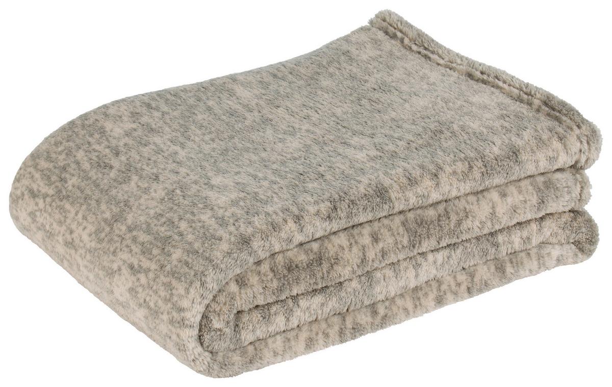 Kuscheldecke Alaska 150x200 cm - Bordeaux/Anthrazit, LIFESTYLE, Textil (150/200cm)