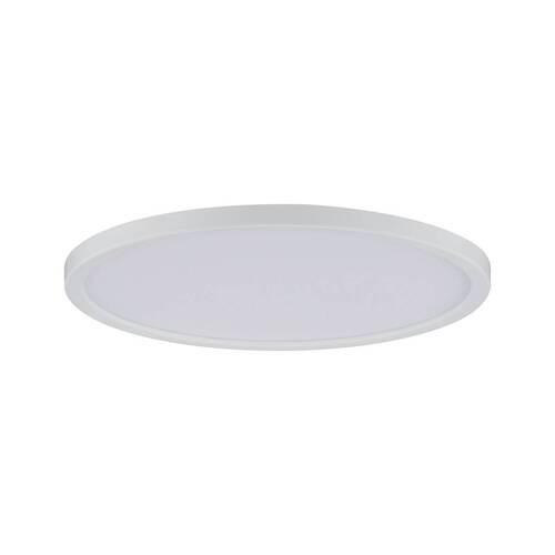LED-Deckenleuchte Ø 18 cm Weiß Matt Rechteckig - Weiß, Basics, Kunststoff (18cm) - Paulmann