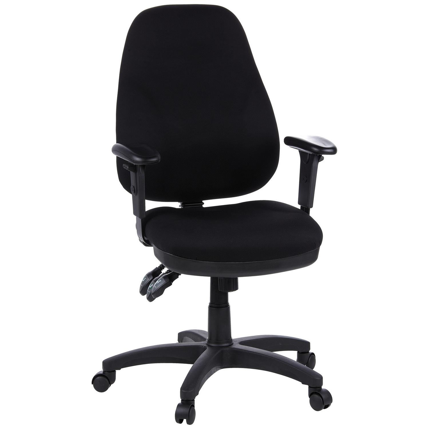 Bürostuhl Zenit Pro Schwarz bis 120 kg 58x121x46 cm
