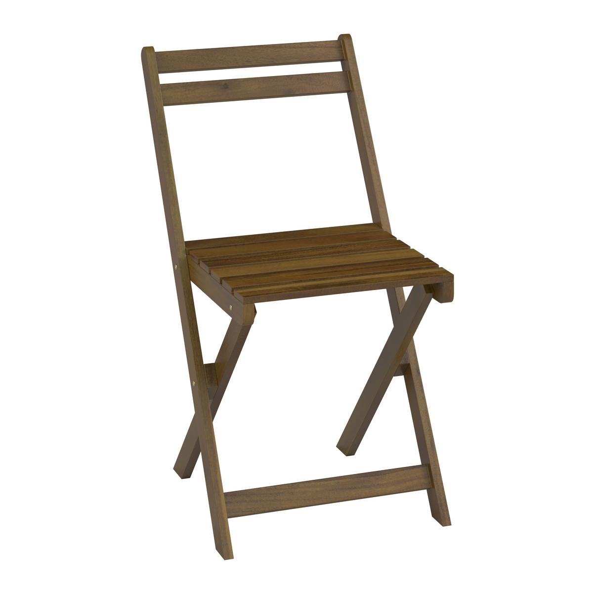 Balkonset Kiel - Akaziefarben, MODERN, Holz (65/42/131/78/85/48cm) - James Wood