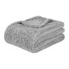 Mäkká deka Teddy, 130/170cm, sivá - sivá, Modern, textil (130/170cm) - Moderano