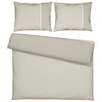 Bettwäsche Johannes XXL Hellbraun ca. 200x220cm - světle hnědá, Konvenční, textil (200/220cm) - Mömax