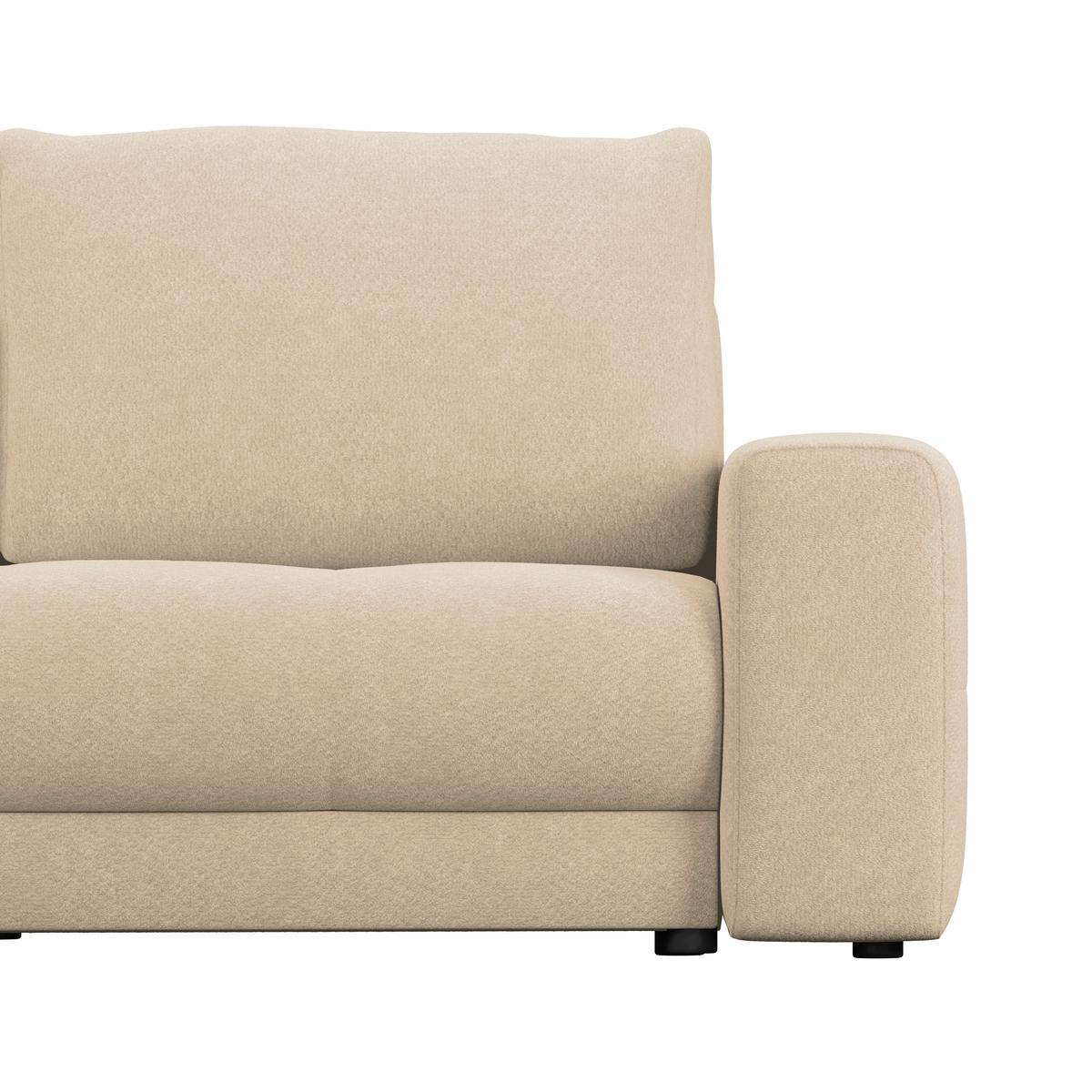 Ecksofa Adria Beige, S: 213x308 cm - Beige, Trend, Textil (213/308cm) - Luca Bessoni