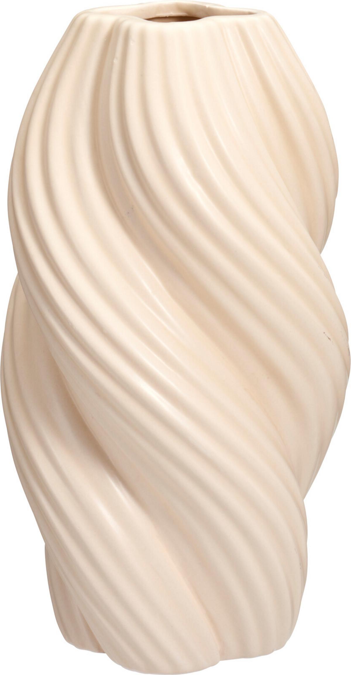 Váza Váza - fehér, Basics, kerámia (13.5/13.5/24cm)