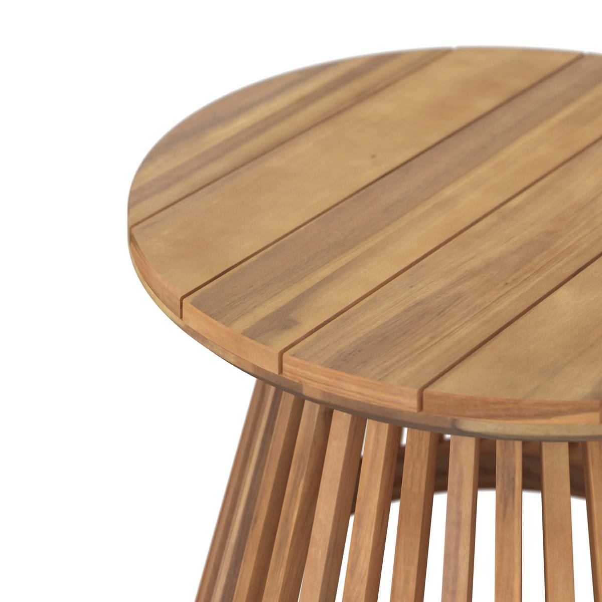 TERASOVÁ SEDACIA SÚPRAVA MARA - krémová/farba tíku, Modern, kov/drevo (190/62,5/70cm) - Bessagi Garden