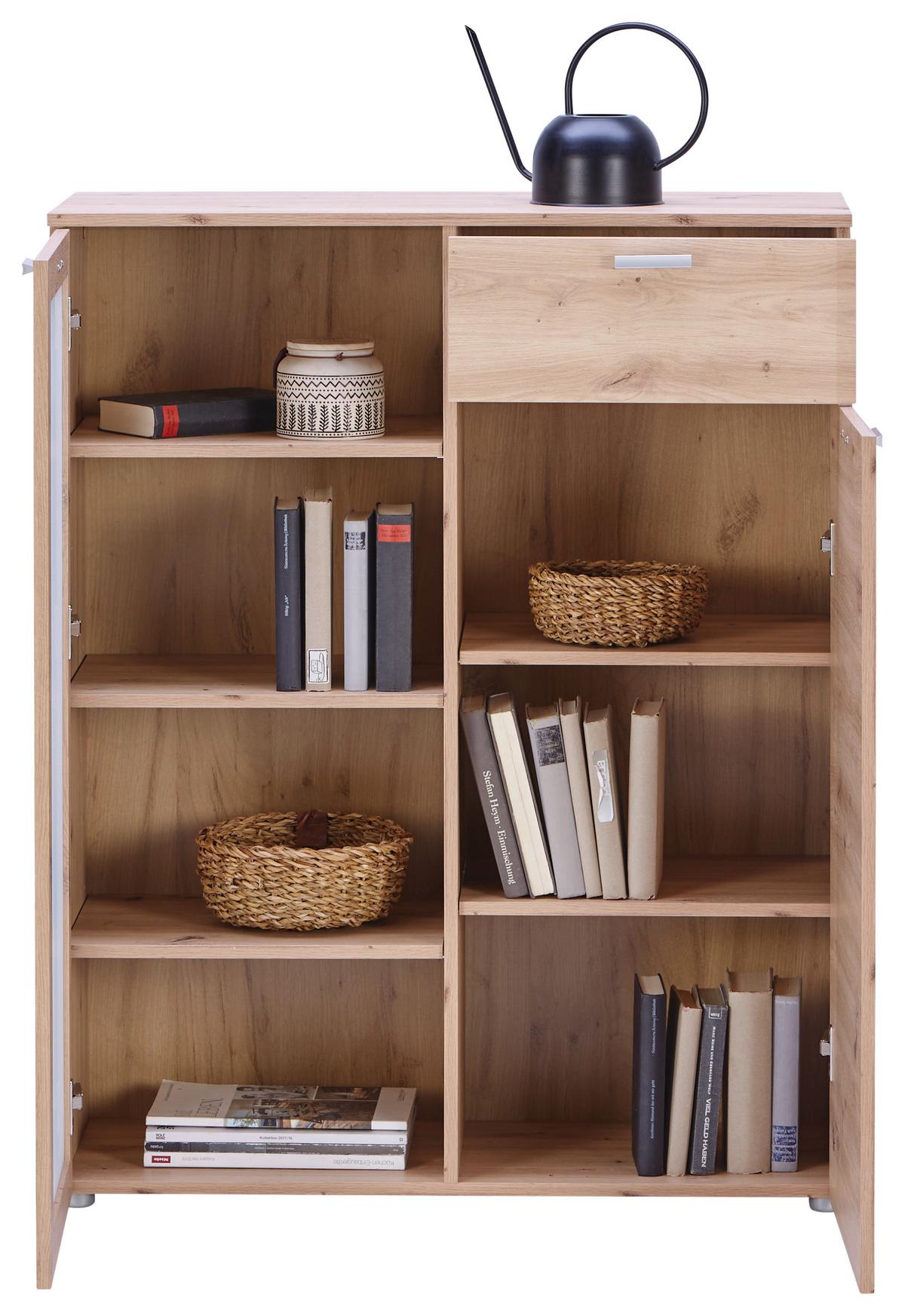 Kommode 90cm Xeno, Weiß Xeno "x2m G2 909" - MODERN, Holzwerkstoff (90/115/37cm)