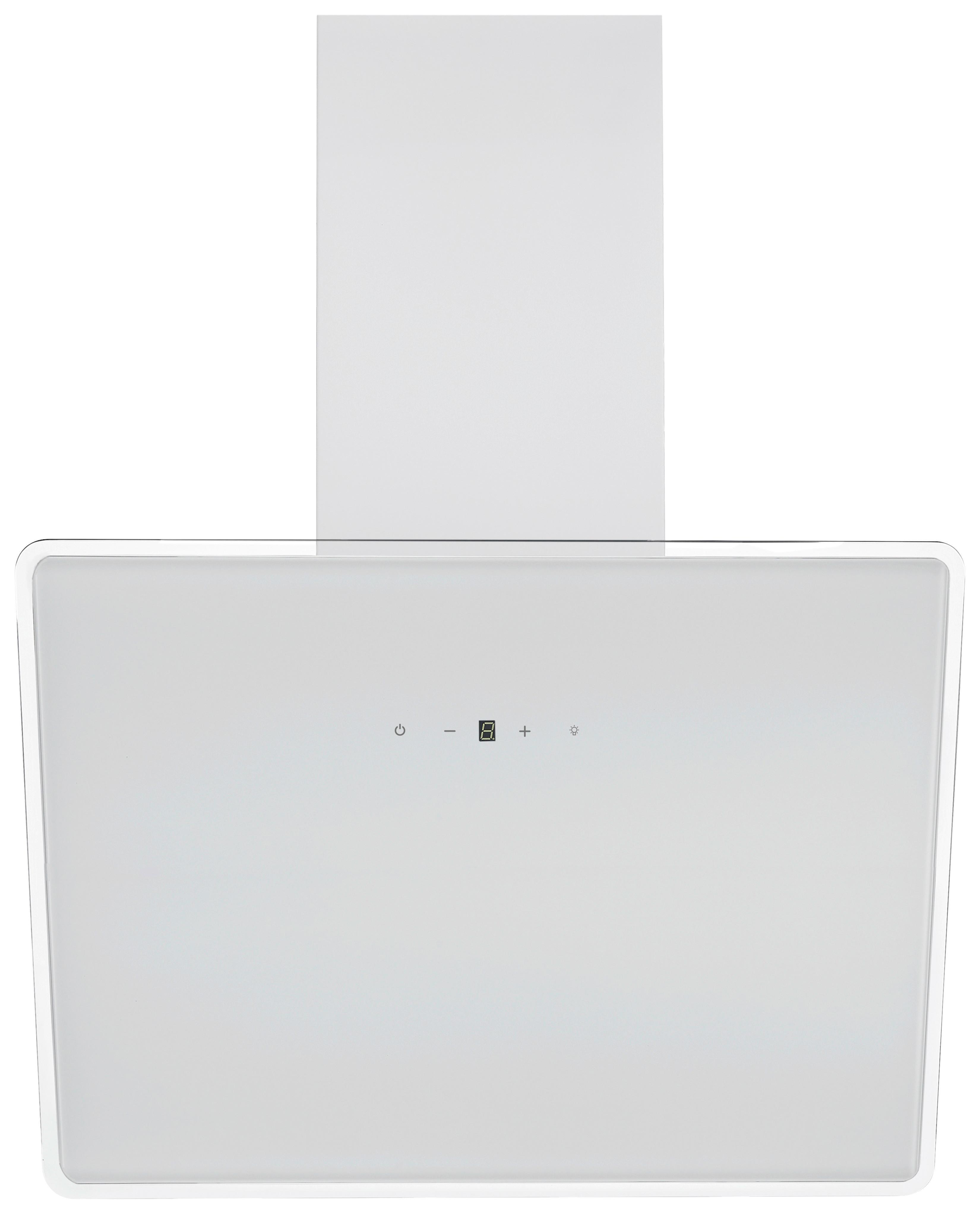 Dunstabzugshaube Respekta Lora Weiß B: 59,5 Cm - Weiß, Basics, Glas/Metall (59,5/75-110/38,5cm) - Respekta