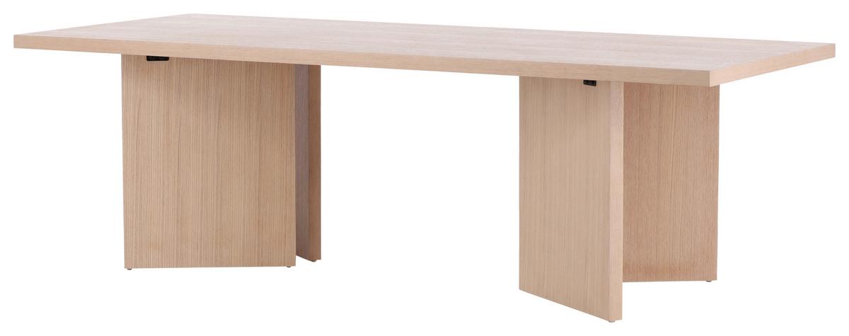 Esstisch Bassholmen - Beige, Design, Holz/Holzwerkstoff (240/100/74cm) - Livetastic