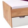 Výsuvná Posteľ Maxi 2 90x200 Dub Wotan/biela - farby duba/biela, Konvenčný, kompozitné drevo (90/200cm) - Based