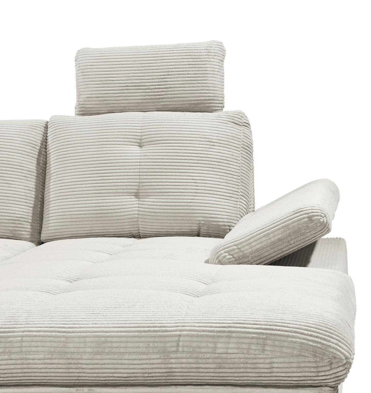 Wohnlandschaft Ascot Beige U: 220x324x170 Cm - Eichefarben/Beige, KONVENTIONELL, Textil (220/324/170cm) - MID.YOU