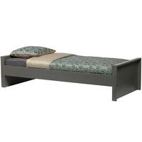 BETT Morris Grau 90x200cm - Grau, Design, Holz (90/200cm) - Livetastic