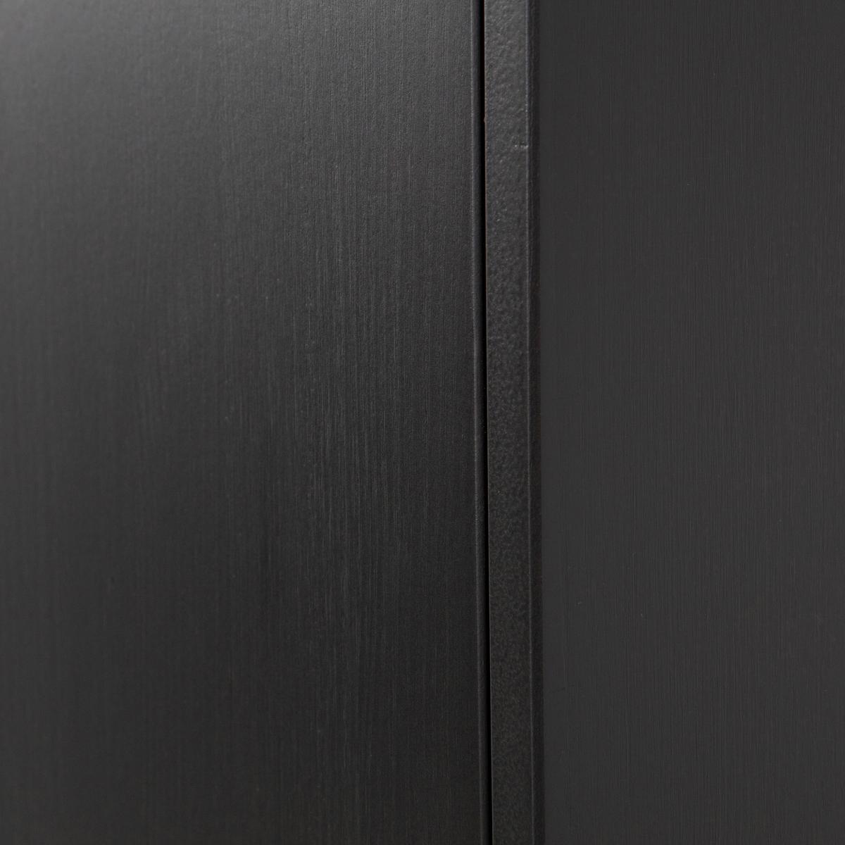 Mehrzweckschrank Teun Schwarz B: 44 Cm - Schwarz, Design, Holz (44/188/35cm) - Livetastic