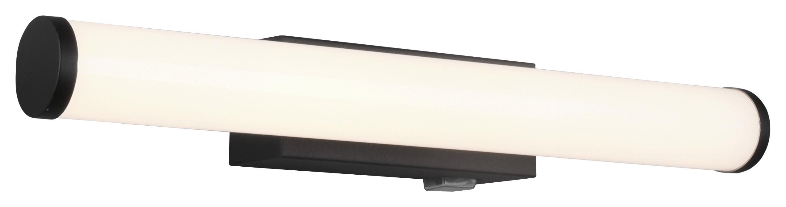 LED-Wandleuchte 283270132 - Schwarz/Weiß, Basics, Kunststoff/Metall (5,5/40,4/8,5cm) - Trio Leuchten