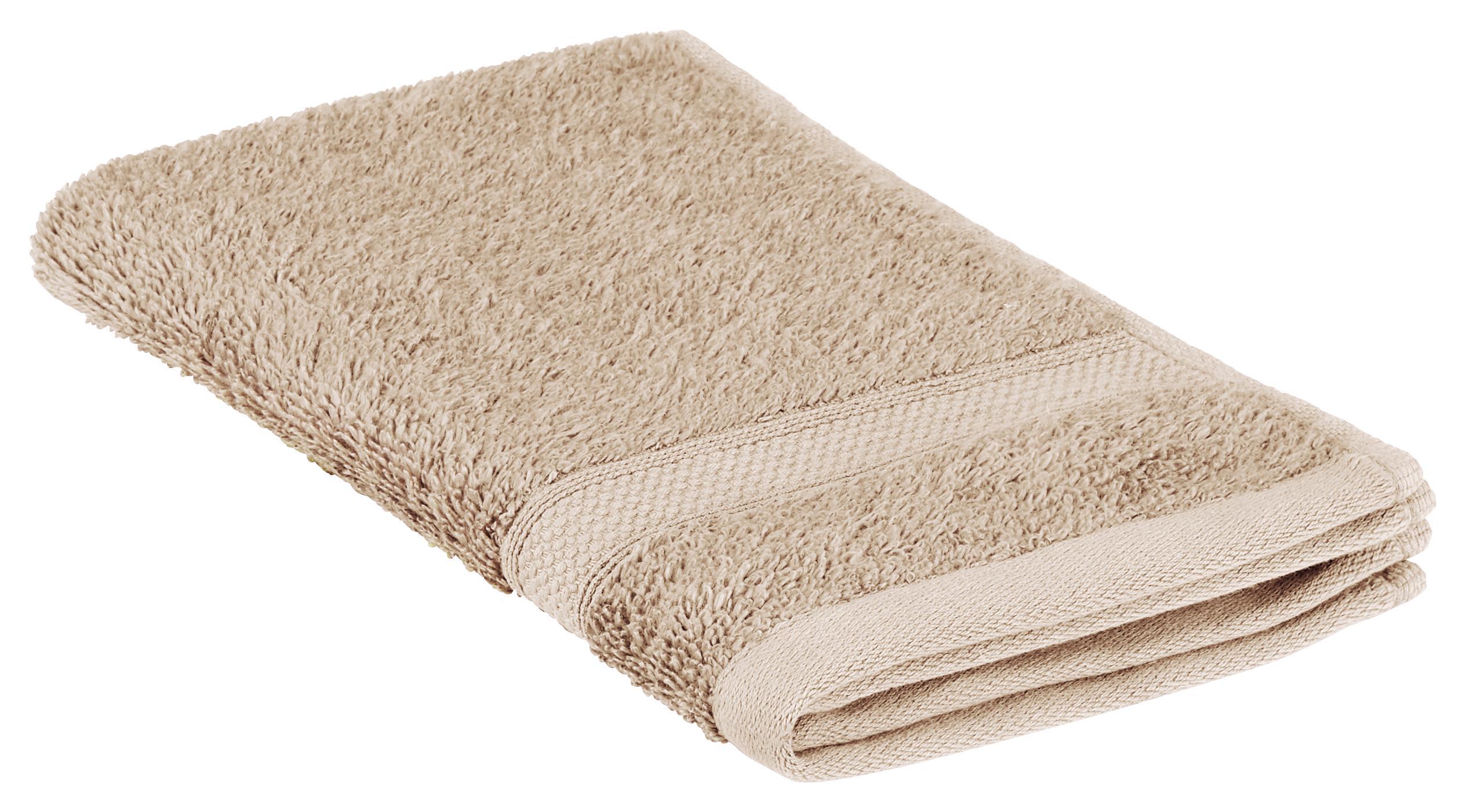 Gästetuch Anke - Beige, Basics, Textil (30/50cm) - Luca Bessoni