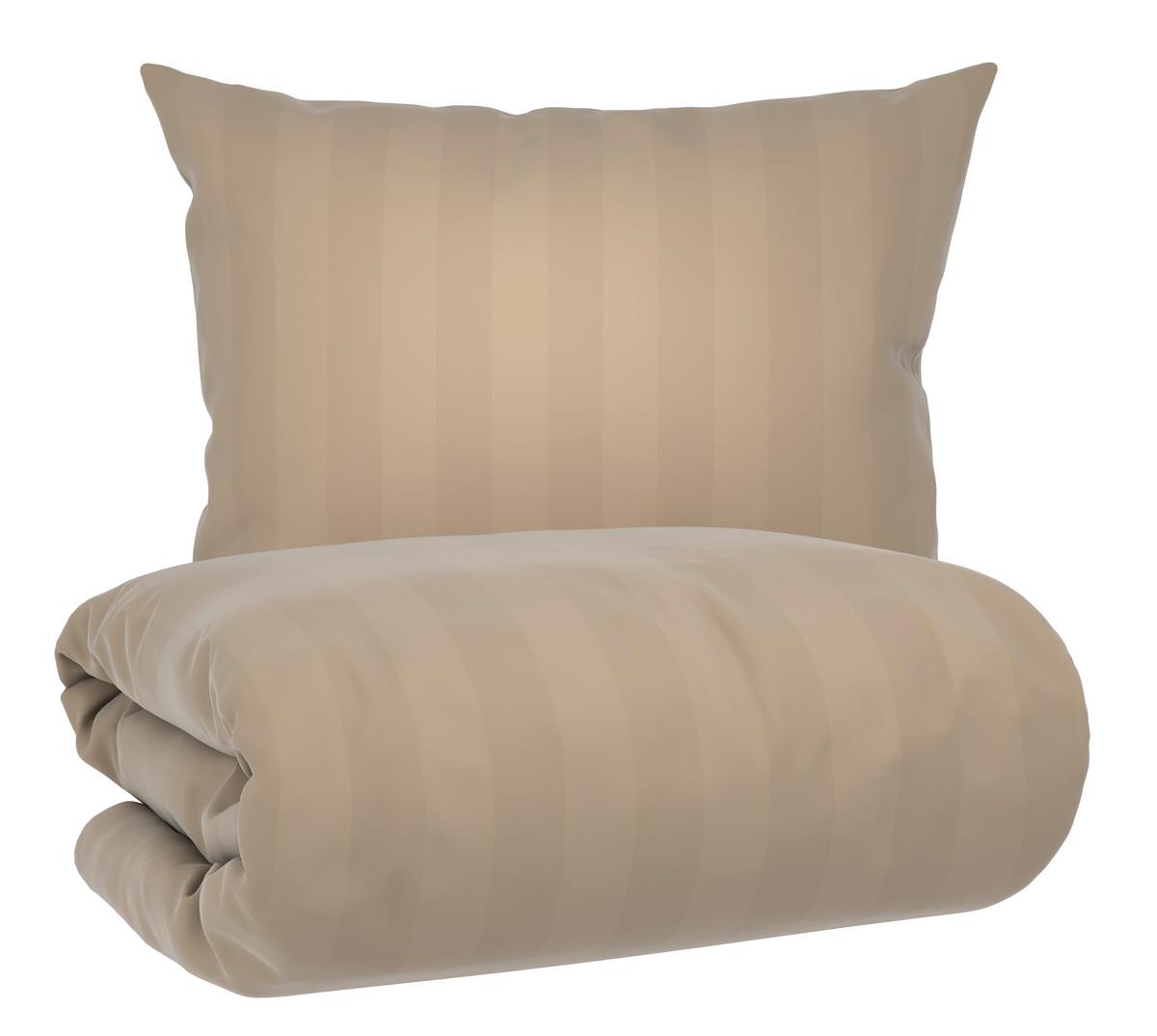 POVLEČENÍ XENIA STREIF - béžová, Moderní, textil (140/200cm) - Premium Living