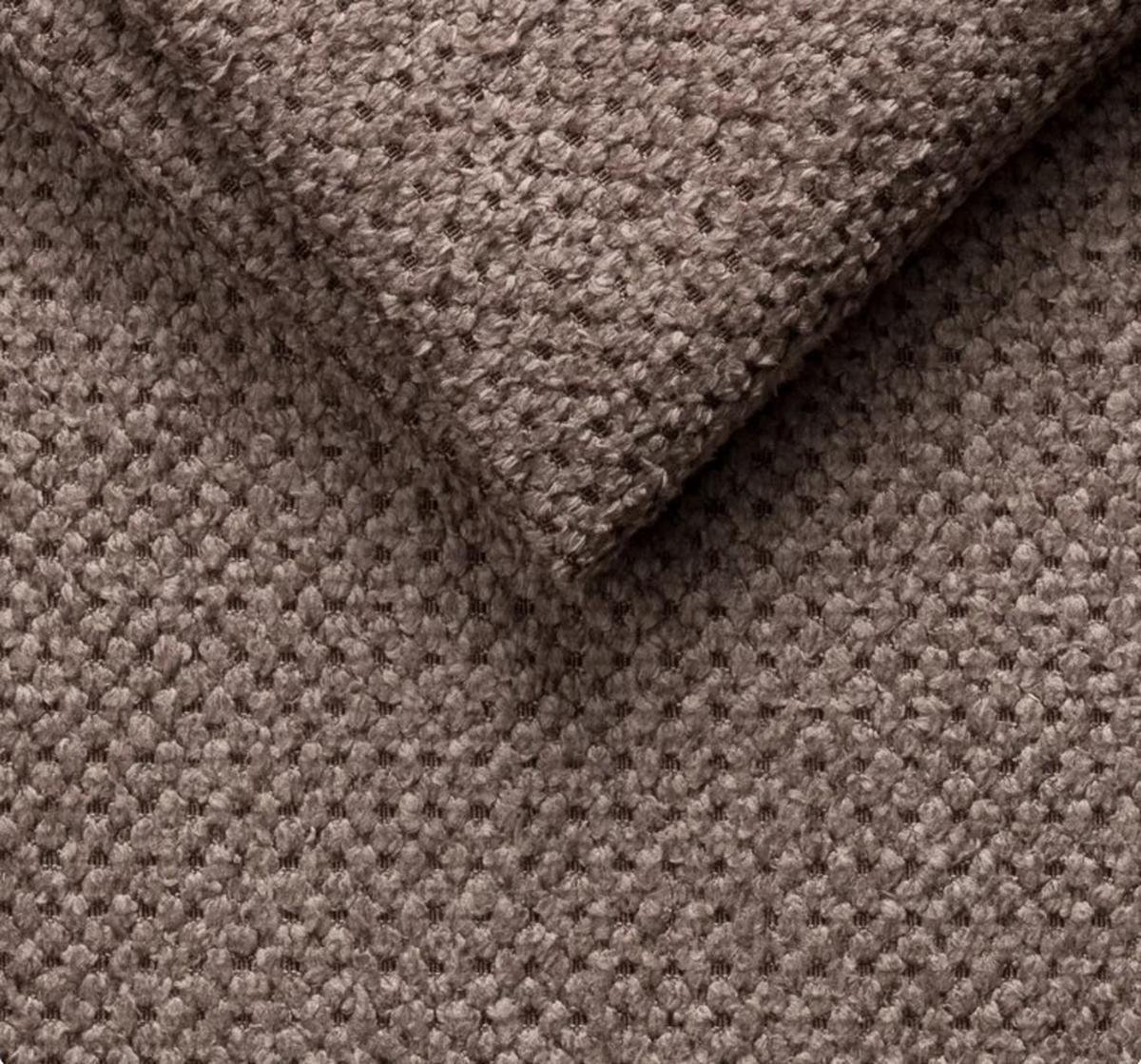 Rohová sedačka MARCO, obojstranná, sivohnedý velúr - čierna/taupe, Konventionell, kov/drevo (238/78-94/170cm)