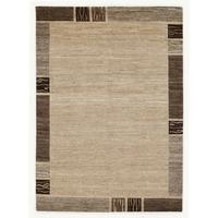 Orientteppich Naturfarbe Seide Natura Silk Greny 200x250 cm - Braun/Naturfarben, KONVENTIONELL, Textil (200/250cm) - Cazaris
