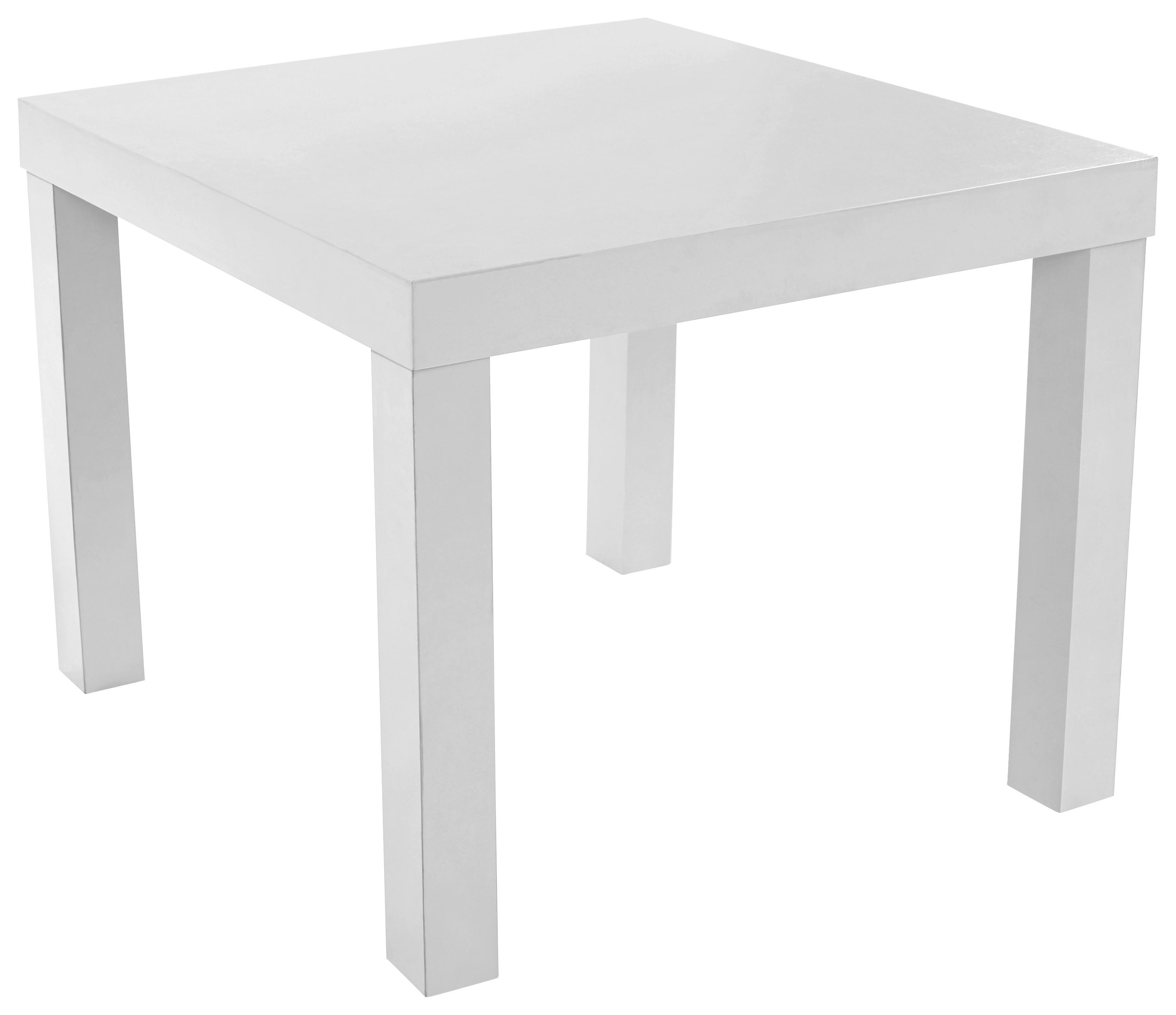 KONFERENČNÝ STOLÍK NORA - biela, Modern, kompozitné drevo (55/42/55cm) - Based