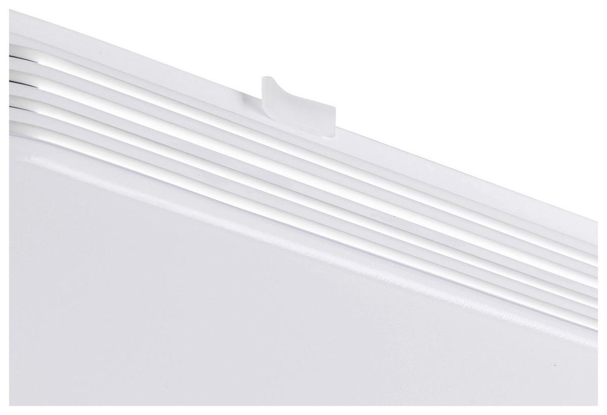 LED-Deckenleuchte Miro - Chromfarben/Weiß, MODERN, Kunststoff/Metall (27/27/5,8cm) - Luca Bessoni